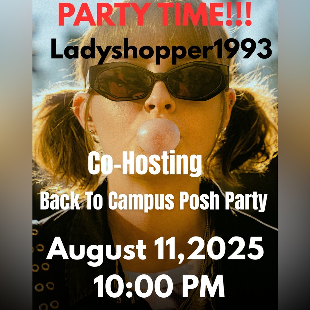Back to Campus Posh Party Event Hosting Banner